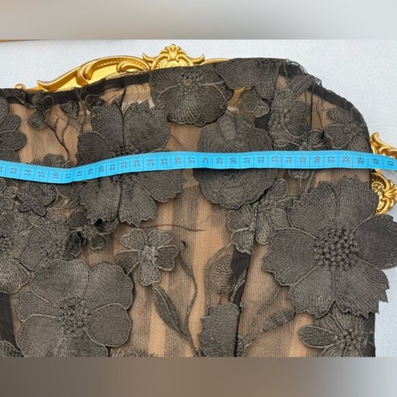 🆕 BRONX & BANCO 🧿 NWOT Jasmine Maraya Black Lace Up Mini Dress, Sz M US 6 - Picture 15 of 16